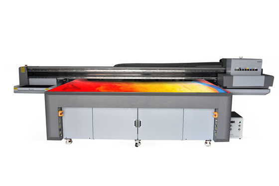 Impressora de grande formato de motor elétrico com dimensão de equipamento de 4130 X 2000 X 1300 mm e tipo de tinta baseada em pigmento