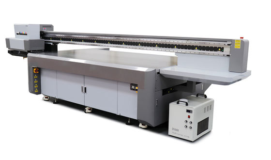 Impressoras de alta resolução Impressora UV de grande formato com largura máxima de mídia de 2500 mm e tinta UV ambiental LED