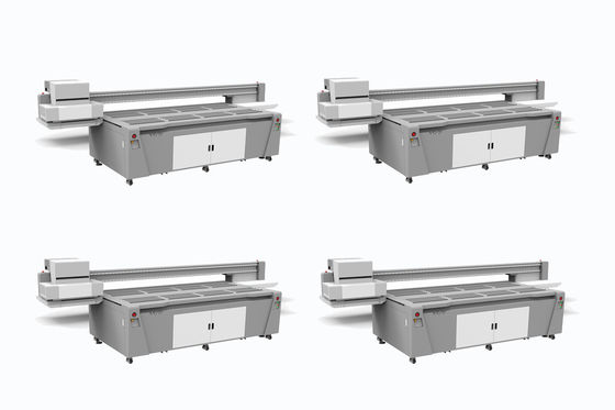 Impressora UV estável e precisa com estrutura de aço e bicos ricos G5/G6