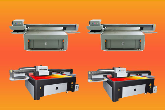 Impressora de tela plana UV de quadro de aço com cabeça de impressão Epson DX5 para materiais rígidos e flexíveis