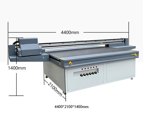 Impressora UV de grande formato de 2500 mm / Impressora UV de tela plana com CMYK vivo + cor clara 8 passes