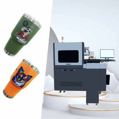 Impressora de jato de tinta UV de cilindro multiuso a cores completas com Ethernet USB
