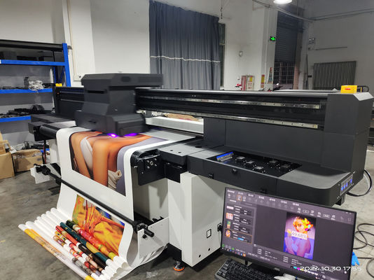 1.8m CMYK / White Roll to Roll Printer com Alta Resolução
