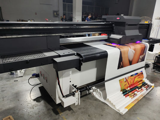1440 DPI CMYK Impressora UV em Rolo de Tinta Branca Com Interface Ethernet / USB