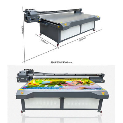 Impressora LED UV para impressão industrial direta de painéis planos com impressão de pontos variáveis