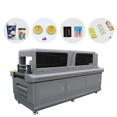 AC 220V/50Hz/60HZ Fornecimento de energia Impressora UV de passagem única com sistema de secagem de lâmpada UV LED e equipamento de 800KG N.W