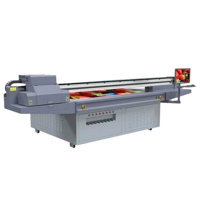 Impressora a jato de tinta Impressora de grande formato com sistema de cura Lâmpada UV LED 4130 X 2000 X 1300mm Dimensão do equipamento
