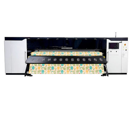 Impressora de bandeira com resolução de impressão de 4800 X 1200 Dpi com potência total de 14KW e volume de tinta de 3L