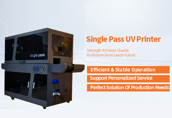 Impressora UV de instalação de plasma versátil Impressora de garrafas de cama plana com software Onyx Thrive Rip