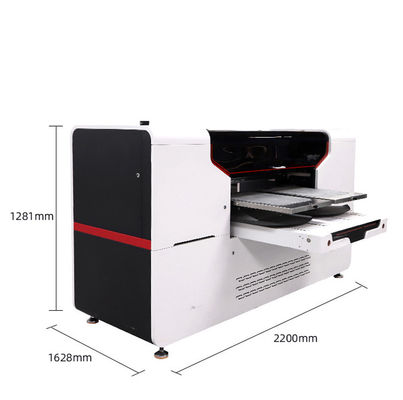 Máquina de impressão de vestuário de 50 Hz a 60 Hz com tamanho de máquina de 2500x1140x1400 mm