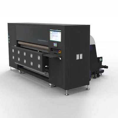Impressora digital de tecidos de impressão a jato de tinta avançada com tipo de tinta de pigmento e 24 dimensões de bocal de 3780*2650*1850mm