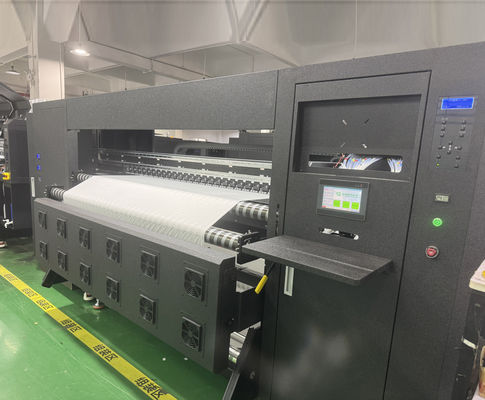 Modo de transmissão de rolos de borracha Impressora textil digital 3520*1065*1680mm com tecnologia de ponto variável VSD de alta precisão