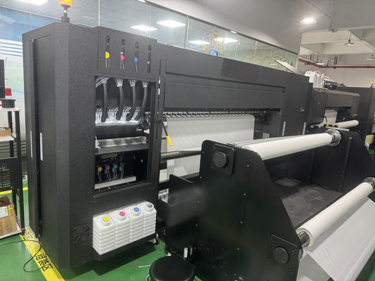 Impressora de Tecido de Alta Precisão com Tecnologia de Ponto Variável VSD e 8 Bicos