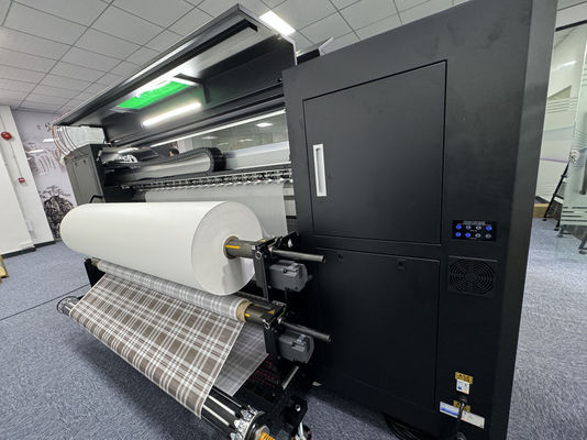 Modo de hidratação Máquina de impressão têxtil totalmente selada e retenção automática de umidade para espessura de tecido 0-50mm