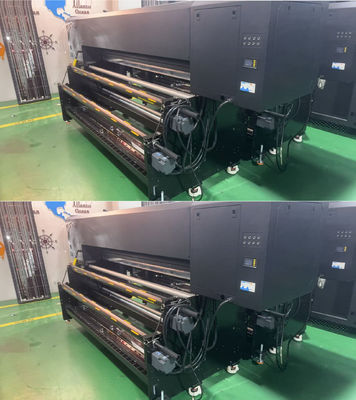 Atualize seu negócio de impressão com 16 cabeças de impressão máquina de impressão têxtil e 3520 * 1065 * 1680mm Design