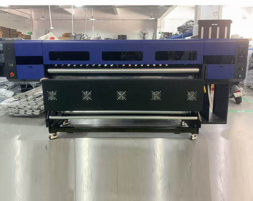 Impressora textil digital de retenção de umidade automática totalmente fechada com 16 cabeças de impressão e trilhos de guia THK japoneses