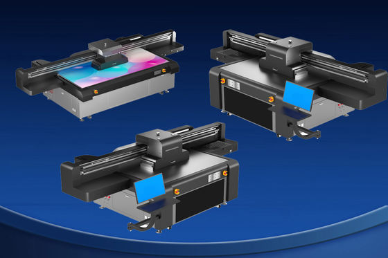 Impressora UV de passagem única com altura média 0-10cm, com bicos Ricoh Gen 5i e fonte de alimentação AC 220V/50Hz/60Hz