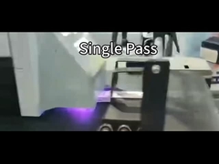 Impressora UV de passagem única Impressora de garrafas plana com software Onyx Thrive Rip