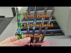 Impressora de cartões UV de 10 cm de altura com tinta ecológica LED de óleo leve WCMYKLCLM